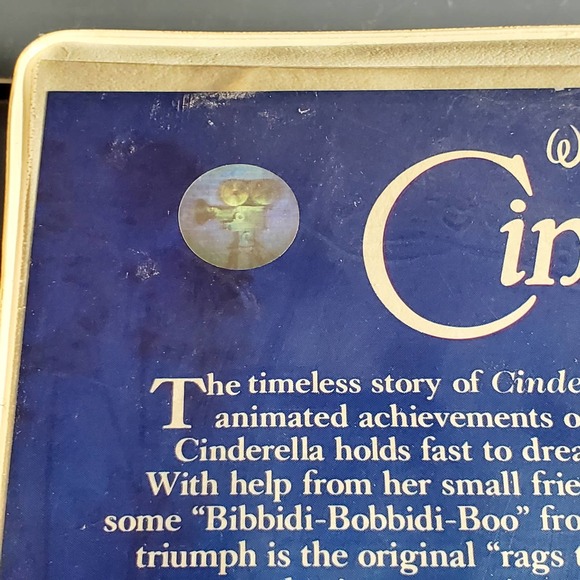 Cinderella Disney's Black Diamond VHS - Picture 3 of 6
